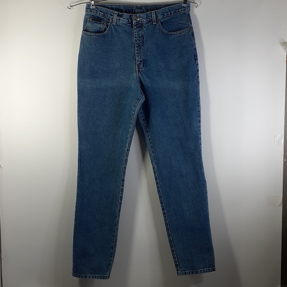 New York Jeans Women's Classic Blue Jeans 14 Tall